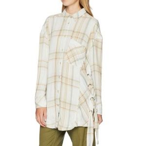 Free People Nordic day buttonsown shirt